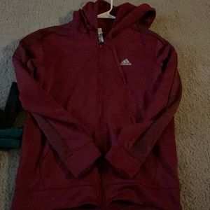 Adidas zip up hoodie